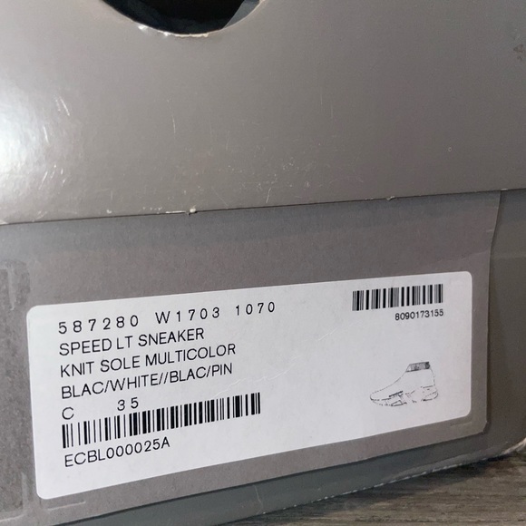 SOLD — Authentic Balenciaga Speed Trainers  - Pre-loved, Size 5 - Picture 6 of 6